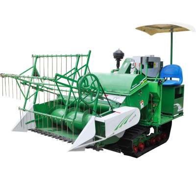 Mountain Water Field Crawler Type Rice And Wheat Combine Harvester In India